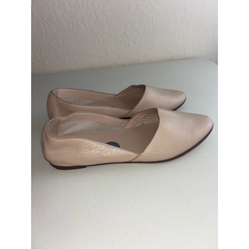 Aldo Soft Leather Nude Ballet Flats Size 7 - Picture 2 of 6